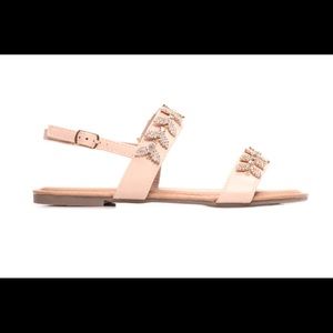 Fashion Nova No Secrets Left Sandals Size 7.5